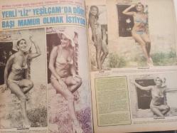 Pazar Haftalık Aktüalite Sinema Tiyatro Müzik ve Magazin Dergisi - 1976 Yılı - Sayı:1037 - Sevda Ferdağ - Yeşim Yükselen - Mine Mutlu ''Hayatımın erkeğini nihayet buldum'' dedi - Ünal Çulha - Hülya Koçyiğit ve kızı Gülşah - Ayla Algan ve Nil Burak ''Eksik Etek'' filminde buluştular - Harika Değirmenci - Saadet Sun - Bahar Erdeniz - Fenerbahçeli Engin beraberliği devam ediyor - Yaya kalan Sevinç Pekin oldu - Müşfik Kenter - Gülsün Kamu - Cihangir Gaffari - Seher Şeniz gönlünü bir işadamına kaptırdı - Orhan Sölpük - Jayne Mansfield'in kızı Janie Marie'nin çıplak pozları sinema evreninde olay yarattı - Christine Carol bir süre sahneye çıkamayacak! - Kolombo hüsnü fotoromanı - Aydemir Akbaş - Yeşim yükselen - Aya Saka - Arif Keskiner fotoğraf ve haberi - Tam Takım Dergi
