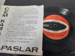CEM KARACA VE APAŞLAR PLAK 45 DEVİR