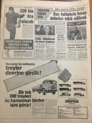 HÜRRİYET GAZETESİ 15 MAYIS 1968 YIL :21 SAYI :7200--Tural :Artık silah yerine tezgah istiyoruz --NATO ya  hayır haftası hadiseli başladı --Partilerin  itham yarışı şiddetlendi --Yüzbinlerce  insan dün Paris  caddelerinde katil de Gaulle katil polis  diye bağırdı ---Baştan başa elmaslarla süslenen dünyanın en pahalı elbisesi 30 milyon lira --200 Bin lira alacak :Beşiktaş Faruk Profesyonel Futbolcu Oluyor --Bazı kulüplerin hesap  defterleri tetkik edilecek ---Ilgaz : Oğünülecek bir  devre içindeyiz ----Güreşçiler  Cihat Uskan a bayrak açtı ---İstanbulspor un kasası  tamtakır ---Davayı kazanınca  adliyede şakır şakır  göbek attılar ---Suphiye  Nine altınlarını çalan gencin  karakolda  kulağını çekti ---Düğünde zevk için ateş ederken damadı öldürdü ---10 Çocuklu Köylü 12 Yaşındaki Kızı Kaçırdı ---