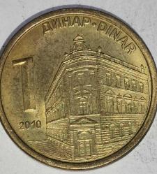 SIRBİSTAN 2010   1 DİNAR