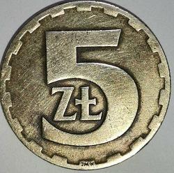 POLONYA 1976 5 ZLOTI