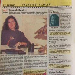 MİLLİYET OSCAR TV MAGAZİN DERGİSİ-MİLLİYET-OSCAR-TV-MAGAZİN-DERGİ-19 ARALIK-25 ARALIK-1993-YIL:1-SAYI:11-KAPAK-FOTOĞRAF-RÖPORTAJ-TÜRKİYE'NİN EN BÜYÜK TELEVİZYON MAGAZİN SİNEMA DERGİSİ-İÇİNDE 48 SAYFA EXTRA PROGRAM DERGİSİ-NİLÜFER AÇIKALIN-YENİ DİZİYLE DÖNÜYOR-CAMDAN KALP-GENCO ERKAL-ZENGİN MUTFAĞI-ŞENER ŞEN-AMARCORD-MAHALL NOEL-SİNEKLİ BAKKAL-TÜRKAN ŞORAY-EVE DÖNÜŞ-PARİS MELODİLERİ-ÇÖL ASLANI-ANTHONY QUINN-SAYILI DAKİKALAR-AYHAN IŞIK-BELGİN DORUK-ELVEDA YABANCI-MÜŞFİK KENTER-EVLİDİR NE YAPSA YERİDİR-KADİR İNANIR-YASAK AŞK-SELAHATTİN ALPAY-