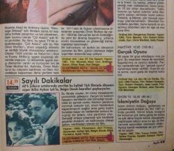 MİLLİYET OSCAR TV MAGAZİN DERGİSİ-MİLLİYET-OSCAR-TV-MAGAZİN-DERGİ-19 ARALIK-25 ARALIK-1993-YIL:1-SAYI:11-KAPAK-FOTOĞRAF-RÖPORTAJ-TÜRKİYE'NİN EN BÜYÜK TELEVİZYON MAGAZİN SİNEMA DERGİSİ-İÇİNDE 48 SAYFA EXTRA PROGRAM DERGİSİ-NİLÜFER AÇIKALIN-YENİ DİZİYLE DÖNÜYOR-CAMDAN KALP-GENCO ERKAL-ZENGİN MUTFAĞI-ŞENER ŞEN-AMARCORD-MAHALL NOEL-SİNEKLİ BAKKAL-TÜRKAN ŞORAY-EVE DÖNÜŞ-PARİS MELODİLERİ-ÇÖL ASLANI-ANTHONY QUINN-SAYILI DAKİKALAR-AYHAN IŞIK-BELGİN DORUK-ELVEDA YABANCI-MÜŞFİK KENTER-EVLİDİR NE YAPSA YERİDİR-KADİR İNANIR-YASAK AŞK-SELAHATTİN ALPAY-