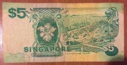 SİNGAPUR 5 DOLAR ÇOK TEMİZ HATIRA RESİMDEKİ ÜRÜN