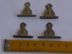 4 Adet Eski Pirinç Mühür