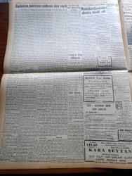 Vatan Gazetesi - 7 Kasım 1949 - Yurdun Kayseri'den Görünüşü 2 Yazan Ahmet Emin Yalman Köşe Yazısı - Çalışma Bakanı Reşat Şemsettin Sirer Muhalefetten Şüpheli - Başbakan Şemsettin Günaltay Henüz Huzur Ve Sulh Emaresi Yoktur Dedi - Sovyetler Birliği Başkanlar Konseyi İkinci Başkanı Malenkov Batılıları Atomla Tehdit Etti - Necmettin Sadak Avrupa Birliği Kurulmazsa İntitat Muhakkaktır - Sabahattin Ali'nin Öldürüldüğü Yerde Keşif Yapıldı - Fenerbahçe Galatasaray'ı 1 0  Yendi - Arap Devletleri Silah İstiyorlar - Geçmişte Bugün Feridun Fazıl Tülbentçi Yazı Dizisi - Pensativa Kahraman Meksikalı Kız Yazan Jesus Goytortua Santos Yazı Dizisi - İmam Hatip Kursu Birinci Devre Mezunlarını Verdi - Tiyatro Eserlerinin Sansür Edilmesi - Fenerbahçe Galatasaray Maçını 30.000 Kişi İzledi - Fedakar Ana Filmi Taksim Sinemasında - Sovyet İhtilalinin Yıldönümünü - Pilli Audiola Radyoları - Gripin - Ekselsyor Giyim Evi - Vitonal Yanık Merhemi - Mayer Pardesüleri - Bulmaca - İstanbul Ankara Radyosu Programı