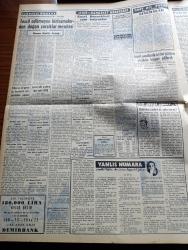 Vatan Gazetesi - 17 Şubat 1956 - Ahmet Emin Yalman Köşe Yazısı - Yangın Felaketi Sebebiyle Celal Bayar Gerze'ye Gidiyor - Fethi Çelikbaş Üniversite Sussun Basın Methetsin Olamaz Diyor - Rockfeller Vakfı 6.680.000 Dolarlık Burslarını İlan Etti - Memleketimizde 71 Cadillac Var - Peru'da Anayasa Yürürlükten Kaldırıldı - 6 7 Eylül Duruşmasına Bugün Devam Edilecek - Fransız Başvekili Guy Mollet Cezayire Sosyal Demokrasiyi Getireceğiz Dedi - Yanlış Numara Yazan Lucille Fletcher Yazı Dizisi -  Bir Türk Anası Abidesi Dikilmek Üzere Teşebbüse Geçildi - Hilton Oteli'nin İki Garsonu Komünizm Propagandası Yapmış - Uludağ Milli Park Yapılıyor - Bursa'da Tarihi Bir Servi Ağacı Yıkıldı - İstanbul Üniversitesi Senatosu Toplandı - Gazeteci Ceyn Arden'in Maceraları Çizgi Roman - Hoş Memo Karikatür - Komünistler Birleşmiş Cephe Kurmak İstiyor - Prenses Margaret Katolik Mezhebine Girecekmiş - Resim Tenkidleri Yazan Zahir Güvemli - Film Yıldızı Özcan Tekgül Puro Tuvalet Sabunu Kullanıyorum Diyor -Good Year