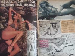 Pazar Haftalık Aktüalite Sinema Tiyatro Müzik ve Magazin Dergisi - 1976 Yılı - Sayı:1038 - Feri Cansel - Harika Değirmenci - Sevda Ferdağ - Metin Erksan aşkı ''Kadın Hamlet'' te su yüzüne çıktı - Gül Erksan - Arzu Okay'ı bir daha böyle çırılçıplak göremeyeceksiniz - Ünsal Emre - Yeşilçam'ın sahneye son transferi: Deniz Erkanat - Ülkü Özen müzisyen sevgilisi ile evleniyor - Yeşilçam'da yaprak dökümü - Selma Güneri ve Yusuf Sezgin'in on yıllık mutlu yuvaları dağılıyor - Cüneyt arkın - Rübap Işıl - Betül Işıl - Filiz Işıl - Cüneyt Arkın'ın baldızı da isim değiştirip artist oldu - Nazan Şoray'ın gizli bir aşkı ortaya çıktı - Aysel Tanju'nun şantöz kardeşi de Yeşilçam'da-  Tülay Tansu - Bir dönem seks kraliçesiydi - Kolombo hüsnü fotoromanı - Aydemir Akbaş - Yeşim Yükselen - Ata Saka - Arif Keskiner fotoğraf ve haberi - Tam Takım Dergi