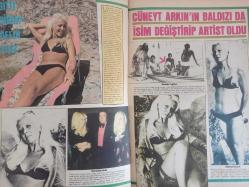 Pazar Haftalık Aktüalite Sinema Tiyatro Müzik ve Magazin Dergisi - 1976 Yılı - Sayı:1038 - Feri Cansel - Harika Değirmenci - Sevda Ferdağ - Metin Erksan aşkı ''Kadın Hamlet'' te su yüzüne çıktı - Gül Erksan - Arzu Okay'ı bir daha böyle çırılçıplak göremeyeceksiniz - Ünsal Emre - Yeşilçam'ın sahneye son transferi: Deniz Erkanat - Ülkü Özen müzisyen sevgilisi ile evleniyor - Yeşilçam'da yaprak dökümü - Selma Güneri ve Yusuf Sezgin'in on yıllık mutlu yuvaları dağılıyor - Cüneyt arkın - Rübap Işıl - Betül Işıl - Filiz Işıl - Cüneyt Arkın'ın baldızı da isim değiştirip artist oldu - Nazan Şoray'ın gizli bir aşkı ortaya çıktı - Aysel Tanju'nun şantöz kardeşi de Yeşilçam'da-  Tülay Tansu - Bir dönem seks kraliçesiydi - Kolombo hüsnü fotoromanı - Aydemir Akbaş - Yeşim Yükselen - Ata Saka - Arif Keskiner fotoğraf ve haberi - Tam Takım Dergi