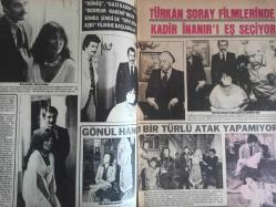 Pazar Haftalık Aktüalite Sinema Tiyatro Müzik ve Magazin Dergisi - 1976 Yılı - Sayı:1040 - Seher Şeniz - Yonca Yücel - Handan Adalı, Ümit Utku'ya sekreter oldu - Feri Cansel ''Balayı''nı kulüplerde geçiriyor - Meral Küçükerol'un keyfine diyecek yok - Yusuf Tereyağoğlu - Filiz Işıl - Cüneyt Arkın'ın baldızı gönül eğlendiriyor - Sümer Tilmaç - Ülkü Ülker ''Tombul'' olmaktan korkmuyor - Türkan Şoray filmlerinde Kadir İnanır'ı eş seçiyor - Osman Faruk Seden - Gönül Hancı bir türlü atak yapamıyor - Hülya Korur'un Aktör Morandi ile bir aşk ilişkisi ortaya çıktı - Hülya Korur avrupa basınına konu oldu - Parası ve ünü olan Serpil Örümcer ''Bunların hepsi boş şeylermiş, artık mutlu bir yaşamın özlemin içindeyim'' dedi - Ayrılma sırası Nebahat Çehre'de - Yavuz Demir - Ağlayan Kadın Müjde Ar - Hülya Koçyiğit - filiz Akın - Arzu Okay - Ceyda Karahan - Deniz Erkanat - Neri Neril - Gülgün Erdem ticaretle sinema arasında kaldı fotoğraf ve haberi - Tam Takım Dergi
