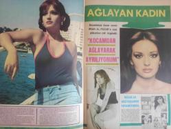 Pazar Haftalık Aktüalite Sinema Tiyatro Müzik ve Magazin Dergisi - 1976 Yılı - Sayı:1040 - Seher Şeniz - Yonca Yücel - Handan Adalı, Ümit Utku'ya sekreter oldu - Feri Cansel ''Balayı''nı kulüplerde geçiriyor - Meral Küçükerol'un keyfine diyecek yok - Yusuf Tereyağoğlu - Filiz Işıl - Cüneyt Arkın'ın baldızı gönül eğlendiriyor - Sümer Tilmaç - Ülkü Ülker ''Tombul'' olmaktan korkmuyor - Türkan Şoray filmlerinde Kadir İnanır'ı eş seçiyor - Osman Faruk Seden - Gönül Hancı bir türlü atak yapamıyor - Hülya Korur'un Aktör Morandi ile bir aşk ilişkisi ortaya çıktı - Hülya Korur avrupa basınına konu oldu - Parası ve ünü olan Serpil Örümcer ''Bunların hepsi boş şeylermiş, artık mutlu bir yaşamın özlemin içindeyim'' dedi - Ayrılma sırası Nebahat Çehre'de - Yavuz Demir - Ağlayan Kadın Müjde Ar - Hülya Koçyiğit - filiz Akın - Arzu Okay - Ceyda Karahan - Deniz Erkanat - Neri Neril - Gülgün Erdem ticaretle sinema arasında kaldı fotoğraf ve haberi - Tam Takım Dergi