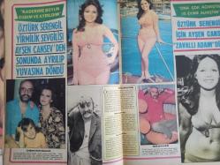 Pazar Haftalık Aktüalite Sinema Tiyatro Müzik ve Magazin Dergisi - 1976 Yılı - Sayı:1051 - Mine Mutlu - Nalan Çöl - Nebahat Çehre, Yavuz Demir'in ayrılığına on gün dayanabildi - Muazzez Abacı - Hülya Koçyiğit iki ateş arasında kaldı - Orhan Gencebay - Orhan Aksoy - Jill Merrit, sonunda ''çıplak model'' oldu - Bahar Erdeniz yeniden sinemaya döndü - Çetin İnanç - Ceyda Karahan da özgürlüğü seçti - Öztürk Serengil yirmilik sevgilisi Ayşen Cansev'den sonunda ayrılıp yuvasına döndü - Gönül Tansel şarkıcılık uğruna ününü yitirdi - Neriman Köksal - Aram Gülyüz - Fikret Hakan - Selma Güneri - Mete İnselel - Neriman Köksal - Cüneyt Arkın - Muzaffer Tema - Seher Şeniz Avrupa'dan bir revü getiriyor - Piraye Uzun - Nalan Çöl'ün yeni aşkı da futbolcu fotoğraf ve haberi - Tam Takım Dergi