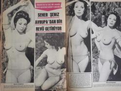 Pazar Haftalık Aktüalite Sinema Tiyatro Müzik ve Magazin Dergisi - 1976 Yılı - Sayı:1051 - Mine Mutlu - Nalan Çöl - Nebahat Çehre, Yavuz Demir'in ayrılığına on gün dayanabildi - Muazzez Abacı - Hülya Koçyiğit iki ateş arasında kaldı - Orhan Gencebay - Orhan Aksoy - Jill Merrit, sonunda ''çıplak model'' oldu - Bahar Erdeniz yeniden sinemaya döndü - Çetin İnanç - Ceyda Karahan da özgürlüğü seçti - Öztürk Serengil yirmilik sevgilisi Ayşen Cansev'den sonunda ayrılıp yuvasına döndü - Gönül Tansel şarkıcılık uğruna ününü yitirdi - Neriman Köksal - Aram Gülyüz - Fikret Hakan - Selma Güneri - Mete İnselel - Neriman Köksal - Cüneyt Arkın - Muzaffer Tema - Seher Şeniz Avrupa'dan bir revü getiriyor - Piraye Uzun - Nalan Çöl'ün yeni aşkı da futbolcu fotoğraf ve haberi - Tam Takım Dergi