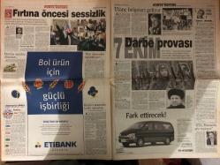 Sabah Gazetesi - 19 Eylül 1998 Türkiye - Gazete -  - Doktor - Altın - Hastane - Aşı - Ay - AP - Ankara - Kale - Tarih - Ordu - Yusuf - LP - İstanbul - Üniversite - Silah - Sağlık - Borsa - PAK - Mesut Yılmaz - Başbakan - Kredi - Satış - Dava - Hükümet - Can Bartu - Galatasaray - Zara - Saray - Hagi - Maç - Fenerbahçe - Erman Toroğlu - Juventus - Spor - PKK - Hasan Cemal - Duman - Sel - Futbol - Eder - Mahkeme - Taraftar - Fatih Terim - Futbolcu - Gol - Kule - Sergi - Yazar - Adamlar - Kurtarma - Şampiyonluk - Funda - Baha - Hıncal Uluç - Savunma - Grev - Oyuncu - Sarı Kart - Hakem - Seçim - Derbi Maçı - Hakan Şükür - Ceza - Redd - Beşiktaş - Alpay - Kupa - Orman - Aziz - Tren - Romanya - Teknik Direktör - Roman - Ozan - Kırmızı Kart - Karabükspor - Moldova - Hasan Şaş - Taffarel - Bero - Danimarka - Patron - Antrenman - Mustafa Doğan - Trabzonspor - Tayfun - Barcelona - Dolar - Köprü - Harun - Emre
