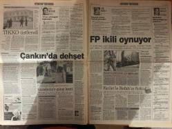 Sabah Gazetesi - 6 Mart 1999 Fenerbahçe - Beşiktaş - Galatasaray - Türkiye - Maç - Saray - Ay -  - Gol - Yavuz Donat - Hakem - Gazete - SEO - Seçim - Altın - AP - Meclis - Ankara - PKK - Ceza - Öğrenci - Cami - Terör - Aşı - Emrah - Ordu - Spor - Aziz Yıldırım - Aziz - Ege - Bero - Mehmet Polat - Sel - Televizyon - Kale - Yazar - Baha - Eder - Yusuf - THY - Sergi - Bale - Moldova - Emre - Oyuncu - Futbol - Futbolcu - Joker - Portekiz - Şili - Taraftar - ABD - Metin Oktay - Taffarel - Tren - Antrenman - ANAP - Romanya - Roman - Hagi - Forum - Fatih Terim - Tarih - Juventus - Ajax - Barcelona - Mars - Ali Dürüst - Güvenlik - Basın - Silah - Trabzonspor - Peru - Yilmaz - Cengiz - Liman - Euro - Almanya - LP - Teknik Direktör - Eren - Duman - Kurtarma - TKP - Polis - Kanser - CHP - Hastane - BM - DYP - BBP - Can Dündar - Yargı - SEM - Reklam - Radyo - Eğitim - Bilimsel Araştırmalar - DSP - Medya - Alpay