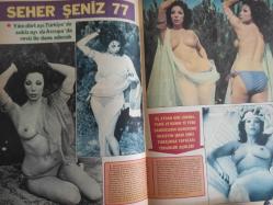 Pazar Haftalık Aktüalite Sinema Tiyatro Müzik ve Magazin Dergisi - 1976 Yılı - Sayı:1057 - Arzu Okay - Ceyda Karahan - Nebahat Çehre ikinci balayında - Esengül'e şarkıda futbolcu eşlik etti - Esin Afşar oğlunu şarkıyla büyütüyor - Barış Manço gelirken Ayla Algan gidiyor - Elbiseleri yanan Nil Burak acısını eğlenerek unutuyor - Serpil Örümcer eğlence yerlerinde de üzgün - Berkant - Ümit Utku: ''Meral Orhonsay reklam hastasıdır'' - Yeşilçam karşı çıktı - Mustafa Akad - Julien Jenger - Mustafa Akad - Melisa Mell - Yonca Yücel - Karin Well - Harika Değirmenci'ye Yeşilçam yasak! - Filiz Akın İstanbul yerine Ankara'da sahneye çıkıyor - Osman Kavran - Fahrettin Arslan - Bülent Ersoy - Mine Mutlu evlilik hazırlığı yaparken eski aşklarından da kurtulamıyor - Ünal Çulha - Melih Gülgen - Seher Şeniz 77 - Nesrin Topkapı - Arzu Okay, Salih Güney iki filmde birden oynuyor - Sami Tunç - Turgut Boralı - Gülşen Gürsoy - Macit Flordun - Pervin Par - Yurdanur Gerçeker - Lynda Waters - Tam Takım Dergi