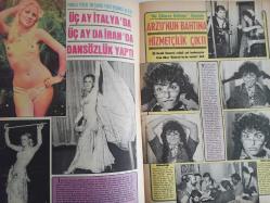 Pazar Haftalık Aktüalite Sinema Tiyatro Müzik ve Magazin Dergisi - 17 Şubat 1977 - Sayı:1065 - Seyyal Taner - Judi Bloom - Nilgün Atılgan müzikal filmde başrol oynayacak - Seks filmleri yıldızı Alev Altın'ı sahneye Rıza Silahlıpoda hazırladı - Yeliz - Selçuk Ural - Salim dündar - Sevda Karaca - Seyhan Gümüş - İçkiye paydos içkiye devam - Engin Evin - Tülay Karaca - Prenses Banu'nun işi bırakması Tülay Karaca'ya yaradı - Sezen Aksu film teklifini geri çevirdi - Müjde Ar da şarkıcılığa hazırlanıyor Müşerref Tezcan'ın üstüne benzin dökülüp yakılacak - Ayhan Işık firmasının dışına çıktı - Fikret Hakan - Necla Nazır - Gönül Hancı - Seyyal Taner - Yonca Yücel'in şansı yurt dışında açıldı - Arzu Okay'ın bahtına hizmetçilik çıktı - Muzaffer Tema, Amerika'ya yerleşiyor - Mine Soley yaşamını tek başına sürdürüyor - Figen Han şövalye modasını uyguluyor - Berrin Baran dansözlük ve sinemadan sonra şansını bu kez de kantoculukta deniyor - İtalyan bombası Lilli Carati haberi - Tam Takım Dergi