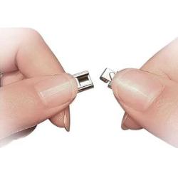 Anti Stres Esnek Denge Bilekliği Paslanmaz Çelik Metal İtalyan Charm Bileklik 9mm x 17.5cm