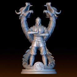 Liu Kang Eskitme Mortal Komcat Figür - 27 cm