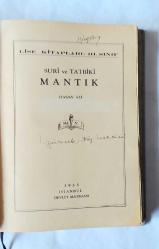 Mantık / Suri ve Tatbiki Mantık / Lise Kitapları: III. Sınıf