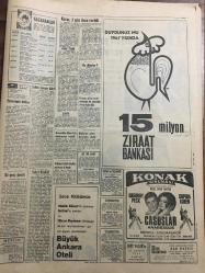 HÜRRİYET GAZETESİ 17 OCAK 1967 YIL :19 SAYI :6724----Temyiz Başkanı :Demir ,şahsen menfaat sağlamak istemiştir dedi-- Alman Polisi bir Zeki Müren Arıyor : Münih te 4 Türk ,işçilere 100 bin liralık sahte konser bileti sattı  ---Büyük sözü dinlemeyen 2 genç avcı Trakya da donup öldü ---Bir milyonerin 15 yaşındaki evlatlığı kendisini yaraladı --Bir hakim , Atatürk ilkelerine aykırı davranan sakat büyücü Avram ı 2 yıl hapse mahkum etti ---Demirel :Boğaz köprüsü kinci 5 yıllık plana alınacaktır dedi  --Johnson ,Pekin e atom bombası atmaya hazırmış ---Süvari 'ye göre :Göztepe şampiyonluk yolunda ilerliyor --Fenerbahçe Toto Kupası Finaline Katılmıyor ---Prof.Panosyan yerli bir dans yarattı :Çakıcı --Boğa güreşçisi El Cordobes i çıplak resmi ile pes ettirmek istiyor ---Beş kişilik bir aile  yangında öldü ----Camide gülme yüzünden kavga çıktı 10 yaralı var ---Zeytinburnu cinayetinin faili Van da yakalandı ---Spor -Toto da 13 Maçı 6 Kişi Bildi ---Bir Müezzin Camide Bıçaklandı ---