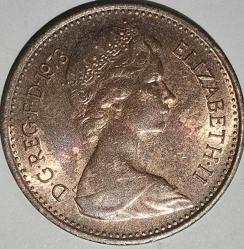 İNGİLTERE 1973   1/2 PENNY