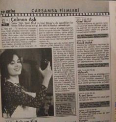 MİLLİYET OSCAR TV MAGAZİN DERGİSİ- MİLLİYET-OSCAR-DERGİ-16 EKİM-22 EKİM-1994-YIL:2-SAYI:54-KAPAK-FOTOĞRAF-RÖPORTAJ-TÜRKİYE'NİN EN BÜYÜK TELEVİZYON MAGAZİN SİNEMA DERGİSİ-İPEK GÜMÜŞOĞLU-ÇALINAN AŞK-TAMER YİĞİT-SADRİ ALIŞIK-İZZNET GÜNAY-OYUNCULAR-AŞK VE KIN-TARIK TARCAN-PERİHAN SAVAŞ-NURİ ALÇO-