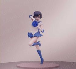 Sailor Moon Merkür Figür - 25 cm