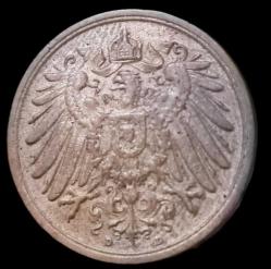 Almanya 1906 2 Pfennig 3g