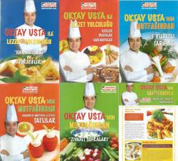 OKTAY USTANIN MUTFAĞINDAN  ZİYAFET SOFRALARI  1-6 KİTAP TAKIM