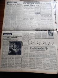 Vatan Gazetesi - 10 Temmuz 1956 - Şiddetli Zelzelelerden 101 Yunan Adası Büyük Hasar Gördü - Stalin Çarların Hafiyesi İfşaatı Yapan Alexander Orlov Yazı Dizisi - Ege Bölgesindeki Depremde İzmir'de Bazı Evlerin Duvarları Çatladı - Zamların Tatbiki Geri Bırakıldı - Gider Vergisi Tasarısı Meclis Gündemine Girdi - Kıbrıs Meselesi Cuma Günü Meclis'te Görüşülecek - Türkiye Milli Talebe Federasyonu'nun Yıldönümü Kutlandı - Amerikan Cumhurreisi Muavini Richard Nixon Ankara'da - İstanbul'un En Eski Süpürge ısı Madam Rebeka - Akşam Gazetesi İdare Müdürü Nazım Dersan'ın Cenazesi Kaldırıldı - Madem İşçileri 6 Ay Askerlik Yapacak - Hoş Memo Karikatür - General Ali Fuat Cebesoy'un Siyasi Hatıraları Yazı Dizisi - Cimcimeler Karikatür - Ella Sinders Karikatür - Marlene Dietrich - Galatasaray İngiliz Antrenörü George Dick İle Anlaştı - Adaletli Selahattin Ve B. Erol Fenerbahçe'ye Girmek İstiyor