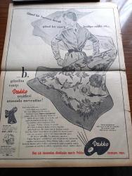 Vatan Gazetesi - 25 Aralık 1953 - Ahmet Emin Yalman Köşe Yazısı - İkramiyeler Kanunu Bugün Çıkıyor - Yeni Fransız Cumhurbaşkanı Rene Coty Merasimle Paris'e Gidiyor - Sovyetler Birliğinde Beria Ve Altı Suç Ortağı Odam Edildiler - Zeki Müren Siemens Radyo Reklamı - Hergün Yediğimiz Ekmek Gayri Sıhhidir - Kürtaj Davasına Dün Devam Edildi- Adana'da Güney Sanayi Dokuma Fabrikası Yandı - Göç Yolları Tıkadı Yazan İlhan Engin Yazı Dizisi - Çin Hindin'de Komünistler İlerliyor - Veba Yazan Albert Camus Yazı Dizisi - Afrika'da 4 Ay Yazan Tunç Yalman Yazı Dizisi - Kaptan Paşa Yazan Jeanne De Recqueville Yazı Dizisi - Galatasaray Simmering Maçı Yapılamadı - İstanbulspor Antrenörü Vilmos Herpern Gitti - Vakko
