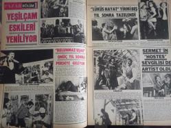 Pazar Haftalık Aktüalite Sinema Tiyatro Müzik ve Magazin Dergisi - 1976 Yılı - Sayı:1033 - Lilian Müller - Emel Aydan - Lütfü Ö. Akad - Sezer Sezin - Settar Körmükçü - Halide Pişkin - Yaşar Özsoy - Ali Poyrazoğlu - Ahmet Kostarika - Halit Akçatepe - İlhan Daner - Emel Aydan - Birtane Güngör - Eşref Kolçak - Ata Saka - Tamer Yiğit - Gül Turanlı - Çetin İnanç - Banu Alkan adıyla başrole yükseldi - Arzu Okay - Serdar Gökhan - Sere serpe tatil yapan Hale Soygazi hamile - Mine Mutlu, tek başına Las Vegas'a gitti esrarengiz yolculuk! - Feri Cansel'in şansı aşktan açıldı - Yusuf Tereyağoğlu - Yepyeni bir Mine Soley - Aynur Aydan - Pervin Par - Yavuz Korol - Murat Soydan - Münir Özkul - Leyla Sayar - Cüneyt Arkın - Özden Yüce kesin karar verdi: evlenip Adana'ya yerleşecek - şantöz Yaprak dertli! - Kolombo Hüsnü fotoromanı - Aydemir Akbaş - Yeşim yükselen - Ata Saka - Arif Keskiner fotoğraf ve haberi - Tam Takım Dergi