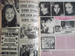 Pazar Haftalık Aktüalite Sinema Tiyatro Müzik ve Magazin Dergisi - 1976 Yılı - Sayı:1033 - Lilian Müller - Emel Aydan - Lütfü Ö. Akad - Sezer Sezin - Settar Körmükçü - Halide Pişkin - Yaşar Özsoy - Ali Poyrazoğlu - Ahmet Kostarika - Halit Akçatepe - İlhan Daner - Emel Aydan - Birtane Güngör - Eşref Kolçak - Ata Saka - Tamer Yiğit - Gül Turanlı - Çetin İnanç - Banu Alkan adıyla başrole yükseldi - Arzu Okay - Serdar Gökhan - Sere serpe tatil yapan Hale Soygazi hamile - Mine Mutlu, tek başına Las Vegas'a gitti esrarengiz yolculuk! - Feri Cansel'in şansı aşktan açıldı - Yusuf Tereyağoğlu - Yepyeni bir Mine Soley - Aynur Aydan - Pervin Par - Yavuz Korol - Murat Soydan - Münir Özkul - Leyla Sayar - Cüneyt Arkın - Özden Yüce kesin karar verdi: evlenip Adana'ya yerleşecek - şantöz Yaprak dertli! - Kolombo Hüsnü fotoromanı - Aydemir Akbaş - Yeşim yükselen - Ata Saka - Arif Keskiner fotoğraf ve haberi - Tam Takım Dergi