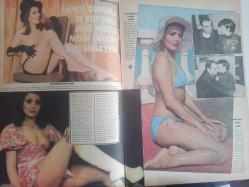 Pazar Haftalık Aktüalite Sinema Tiyatro Müzik ve Magazin Dergisi - 1976 Yılı - Sayı:1022 - Bahar Erdeniz - Nalan Çöl - Seyyal Taner altı yaşındaki kızının hasretine dayanamayıp Almanya'ya uçuyor - Cüneyt Arkın, Deniz Kalkavan'la film çeviriyor - Fevzi Yüksel - Zeyno Çilem - Aynur Akarsu - Sadri Alışık - Nebahat Çehre - Serpil Örümcer - Bilal İnci Yeşilçam'a veda etti - Orhan Alkan - Cüneyt Arkın - Canan Candan - Annesi duruma el koyunca Mine Mutlu, Melih Gülgen aşkı sona erdi - Yeşilçam'ın yeni isimlerinden Alev Altın ''bundan daha fazla soyunamam'' diye diretince Nazmi Özer'den dayak yedi - Arzu Okay ve Feri Cansel: ''Sansürü protesto için yürüyüş düzenlensin Ankara'ya kadar önde biz yürürüz'' dedi - Şeyda Senem her şeye veda edip organizatör aşkı Aydın Sagal ile evleniyor - Nil Burak: ''Hakan Balamir'ile ciddi bir beraberliğim yok'' diyor- Sevgililerden ayrılan Özden Yüce kapağı Adana'ya attı - Dünyanın ünlü mankenlerinden Marlyn Colen'in bütün arzusu anne olabilmek - Tam Takım Dergi