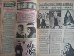 Pazar Haftalık Aktüalite Sinema Tiyatro Müzik ve Magazin Dergisi - 1976 Yılı - Sayı:1021 - Mine Mutlu - Perihan Ateş - Sansür kıyımı - Semra Özdamar - Süreyya Duru - Menderes Samancılar - Hakan Balamir - Aytaç Arman - Vedat Türkali - Semra Özdamar - Onat Kutlar - Ümit Utku da filmciler derneğini suçladı - İrfan Ünal - Türkan Şoray - Filiz Akın - Atıf Yılmaz - Türkan Şoray: ''Tüm emekçiler örgütlenmeli!'' - Tamer Yiğit - Aytun Güven - Fatma Girik - Ne Fahrettin Arslan, Ne Adnan Şenses, Muazzez Abacı'nın sırrı ortaya çıktı - Yeni eşinden ayrılan Atilla Kurtbaş eski eşini yalnız bırakmıyor - Sermet Serdengeçti - Elif Pektaş - Semra Özdamar - Gülgün Erdem - Ceyhan Cem - Seher Şeniz - Nesrin topkapı - Romalı Perihan çocuğunu düşürdü - Nazan Adalı şarkıcılıktan vazgeçti ve... - Önal Özsöz - Emel Aydan Yeşilçam'da paylaşılmaz oluverdi - Gül Tener kapağı İzmir'e attı - Gamze Öz Türkiye'den ve kızından vazgeçiyor - Turgay Oylum - Hüseyin Oylum - Nilüfer - Norveç'li Sammie - Tam Takım Dergi