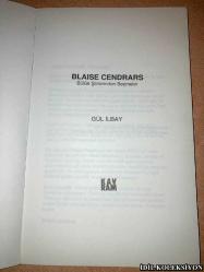 BLAİSE CENDRARS : BÜTÜN ŞİİRLERİNDEN SEÇMELER / GÜL İBAY / KAVRAM YAYINLARI / TÜRKÇE KİTAP