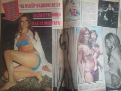 Pazar Haftalık Aktüalite Sinema Tiyatro Müzik ve Magazin Dergisi - 1976 Yılı - Sayı:1016 - Prenses Banu - Jesabel Solligon - Fikret Hakan, Prenses Banu ile gerçek bir aşk yaşıyor - Manuk Manukyan - Sermet Serdengeçti - Nazan Çöl - Özden Yüce - Meral Deniz ve Hostes Gül - Yeşilçam'ın yeni skandal kahramanları - Sinir krizi geçiren Arzu Okay kliniğe kaldırıldı - Bora Ayanoğlu - Tansu Polatkan aşı palavra, Tarık Akan Füsun Önal'ın kalbinde - Emel Sayın'ın gözlerinde artık hüzün var - Emel Sayın ''yaş aldı başını gidiyor hala ne bir koca var, ne de sevecek bir bebek'' - İsmet Kasapoğlu - ''Madam Ajda Pekkan yine ikili oynuyor'' - Bayan bacak Serpil Örümcer - Berkant - Filiz Tunç'un babası, işçi güzelinin soyunmasını yasakladı - Aytekin Akkaya - Figen Han - Sami Hazinses - Alev Altın fotoğraf ve haberi - Tam Takım Dergi