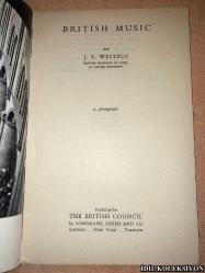 BRITISH MUSİC / J.A. WESTRUP / LONGMANS / İNGİLİZCE KİTAP (İNGİLİZ MÜZİĞİ) HAFİF YIPRANMALARI MEVCUT