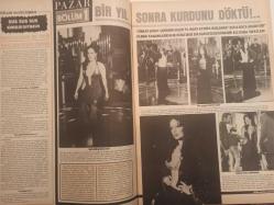 Pazar Haftalık Aktüalite Sinema Tiyatro Müzik ve Magazin Dergisi - 1976 Yılı - Sayı:1013 - Gillian Duxbury - Filiz Tunç - Bir Yıl Sonra Kurdunu Döktü! - Türkan Şoray - Mehmet Yağmur - Alev Altın - Nur Soylu - Güngör Esen - Arzu Okay - Gönül Tansel - Lale Oraloğlu - Ali Oraloğlu - Lale Oraloğlu'nun layık olduğu yer hapishane değildir! - İsmet Kasapoğlu, Emel Sayın hastaneye kaldırılınca, hemen eski eşini ziyaret etti - Filiz Akın - Leman Coşkuner - Türker İnanoğlu - Sonia Viviani - Osman Faruk Seden - İtalyan Fıstığı: ''Delicesine filmiyle sinema seyircisini deli edeceğim'' diyor - Memduh Ün - Fikret Hakan - Süleyman Turan - Ali Sururi - Arzu Okay, Mine Mutlu, Ceyda Karahan - Mualla Omay, her filminde anadan doğma çıplak - Orçun Sonat - Üç yıl önceki sevgilisi, reklam uğruna Cüneyt Arkın'ın yuvasını yıkmak istiyor - Sema Eyüboğlu - İzmir'in Erkekleri Christin Carol'un peşinde - Seher Şeniz ''İlk kez deliler gibi seviyorum'' diyor fotoğraf ve haberi - Tam Takım Dergi