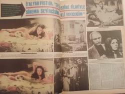 Pazar Haftalık Aktüalite Sinema Tiyatro Müzik ve Magazin Dergisi - 1976 Yılı - Sayı:1013 - Gillian Duxbury - Filiz Tunç - Bir Yıl Sonra Kurdunu Döktü! - Türkan Şoray - Mehmet Yağmur - Alev Altın - Nur Soylu - Güngör Esen - Arzu Okay - Gönül Tansel - Lale Oraloğlu - Ali Oraloğlu - Lale Oraloğlu'nun layık olduğu yer hapishane değildir! - İsmet Kasapoğlu, Emel Sayın hastaneye kaldırılınca, hemen eski eşini ziyaret etti - Filiz Akın - Leman Coşkuner - Türker İnanoğlu - Sonia Viviani - Osman Faruk Seden - İtalyan Fıstığı: ''Delicesine filmiyle sinema seyircisini deli edeceğim'' diyor - Memduh Ün - Fikret Hakan - Süleyman Turan - Ali Sururi - Arzu Okay, Mine Mutlu, Ceyda Karahan - Mualla Omay, her filminde anadan doğma çıplak - Orçun Sonat - Üç yıl önceki sevgilisi, reklam uğruna Cüneyt Arkın'ın yuvasını yıkmak istiyor - Sema Eyüboğlu - İzmir'in Erkekleri Christin Carol'un peşinde - Seher Şeniz ''İlk kez deliler gibi seviyorum'' diyor fotoğraf ve haberi - Tam Takım Dergi