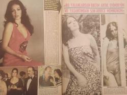 Pazar Haftalık Aktüalite Sinema Tiyatro Müzik ve Magazin Dergisi - 1976 Yılı - Sayı:1012 - Emel Sayın - Nalan Çöl - Nazan Adalı evleniyor - Dünyaya göbek attıran Kudret Şandra'nın Yeşilçam'da şansı her geçen gün artıyor - Müşfik Kenter ve Sevinç Pekin aşkı için herkes aynı kanıda - Tansu Sayın - Oya Peri - Serap Olguner - Mine Sun - Leyla Başar - Senar Seven son iki filminde de çırılçıplak soyunmuştu - Müjde Ar'ın yuvası sallanıyor - Sevda Ferdağ - Oksal Pekmezoğlu - Ali Poyrazoğlu - Türkan Şoray ''Bu yalanlardan bıktım artık. Evimdeyim ve yaşantımdan son derece memnunum'' - Ver elini Adana - Yeşim Yükselen - Ülkü Özen sessiz ve derinden gidiyor - Alev Altın büyük aşk yaşıyor - Fatih Yüzaltı fotoğraf ve haberi - Tam Takım Dergi