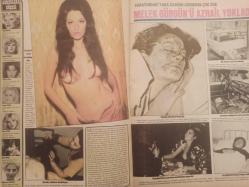 Pazar Haftalık Aktüalite Sinema Tiyatro Müzik ve Magazin Dergisi - 1976 Yılı - Sayı:1008 - Marina Sitella - Mualla Omay - Juliet Tote - Hastabakıcılar - Ekrem Bora'nın ilk eşinden olan kızının nişanı yüzünden karısıyla arasına kara kedi girdi - Gül Pamukçu - Gül Bora - Metin Erksan'ın TV'de seyrettiğimiz üç filmi için kamuoyu ne düşünüyor? - Samet Ağaoğlu - Ümit Utku - Fikret Hakan - Sırrı Gültekin - Tanju Gürsu - Nejat Okçugil - Nedim Akanlar - Tahsin Coşar - Orhan Ateş - Burhan Bolan - Tuncer Üçüncüoğlu - Ceyda Karahan her filminde anadan doğma soyunuyor - Sermet Serdengeçti - Yalçın Gülhan - Ahmet Eren - Hülya Koçyiğit'in sahneye çıkması bir balon - Osman Kavran - Fahrettin Arslan - Seçil Heper - Şeyda Senem - Özden Yüce - Yonca Yücel - Alev Altın - Sami Tunç - Müşerref Tezcan - Melek Görgün'ü Azrail yokladı - Aynur Akarsu'yu iş adamı aşkı, hanım hanımcık bir kadın yapıp, evine bağladı - Perihan Ateş - Yurdaer doğulu - Birsen Armağan - Ölmediğini duyunca - Tam Takım Dergi