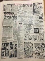 HÜRRİYET GAZETESİ 31 TEMMUZ 1965 YIL :18 SAYI :6196--Türkeşçiler  gövde  gösterisine başladı --İzmir de yeni bir kiralık kızlar olayı ortaya çıkardı ---Üç parti her ilde seçimlere giremiyor ---Nebahat Çehre Kızlarımızı Harcatmayalım Dedi ---Aldatılan koca hafiye  gibi çalışıp zina yapan eşini suçüstü  yakalattı ---75 kuruş ziyana kızıp Belediye yi dava  etti ---İstanbul ve Anadolu yakalarına günde 300 ton asfalt dökülüyor ---Türk takımının daktilo şampiyonluğu  bütün dünya da büyük ilgi yarattı ---Sevgilisini Öldüren İngiliz Polisi ,İdama Mahkum Oldu ---Fenerbahçe Kampa Girdi ---O.Boran  bu yıl şampiyonluk sırası bizim dedi ---Sabri ,Federasyon Başkanı ile görüştü ---Amerika ,Rusya karşılaşıyor ---Galatasaray Sion la Anlaştı ---Fuar  Festivaline 15 Film İştirak Ediyor ---Lübnan lı bir milyoner Fatma Girik e talip oldu --Memduh Ün komiser oldu ---Soyunmayan Kalmadı  :Soyunmayan yıldızı seyirci tutmuyor ---