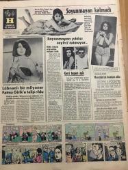HÜRRİYET GAZETESİ 31 TEMMUZ 1965 YIL :18 SAYI :6196--Türkeşçiler  gövde  gösterisine başladı --İzmir de yeni bir kiralık kızlar olayı ortaya çıkardı ---Üç parti her ilde seçimlere giremiyor ---Nebahat Çehre Kızlarımızı Harcatmayalım Dedi ---Aldatılan koca hafiye  gibi çalışıp zina yapan eşini suçüstü  yakalattı ---75 kuruş ziyana kızıp Belediye yi dava  etti ---İstanbul ve Anadolu yakalarına günde 300 ton asfalt dökülüyor ---Türk takımının daktilo şampiyonluğu  bütün dünya da büyük ilgi yarattı ---Sevgilisini Öldüren İngiliz Polisi ,İdama Mahkum Oldu ---Fenerbahçe Kampa Girdi ---O.Boran  bu yıl şampiyonluk sırası bizim dedi ---Sabri ,Federasyon Başkanı ile görüştü ---Amerika ,Rusya karşılaşıyor ---Galatasaray Sion la Anlaştı ---Fuar  Festivaline 15 Film İştirak Ediyor ---Lübnan lı bir milyoner Fatma Girik e talip oldu --Memduh Ün komiser oldu ---Soyunmayan Kalmadı  :Soyunmayan yıldızı seyirci tutmuyor ---