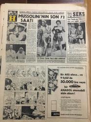 HÜRRİYET GAZETESİ 26 AĞUSTOS 1967 YIL :20 SAYI :6942---Alman işçi irtibat Bürosu Müdürü açıklandı --İki ay için de Almanya ya beş bin işçi gidecek --Paramızın dış değeri yükseldi ---Limasol da Türklerle Rumlar dün el  bombaları  ile çarpıştı ---Karışık yağlar Bandırma ve  havalisine sevk edilmiş ----Bursalı Adil usta  ışıksız  köylere  elektrik  satıyor ---Feyzioğlu :Doğu ya daha çok  yatırım  yapılacak dedi ---60 lık Rus kadını kendinden 27 yaş küçük bir Türk le  evlenmek için  Müslüman oldu ---Amerikalı ünlü iş adamı Kaiser öldü ---Fuar göl gazinosu  :Saime Sinan --Can :Harcanmam için zemin hazırlıyorlar --Altay ,Göztepe ile karşılaşıyor --Fenerbahçe bugün Partizanla oynuyor --İkinci Türkiye Liginin 4 Maçı Bugün Oynanıyor ---Mussolini nin  son 72 saati --