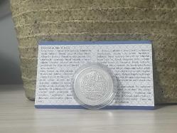 2024 - II Osman - Osmanlı Padişahları Serisi No: 16 - Darphane Sertifikalı Gümüş Hatıra Para - Çil kondisyon