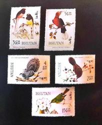 Bhutan - Kuşlar - Fauna - MNH - Damgasız