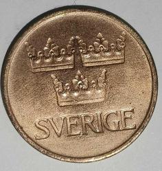 İSVEÇ 1972   5 ÖRE