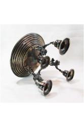 Vintage Gümüş 4 Lü Mumluk-şamdan...925 Ayar